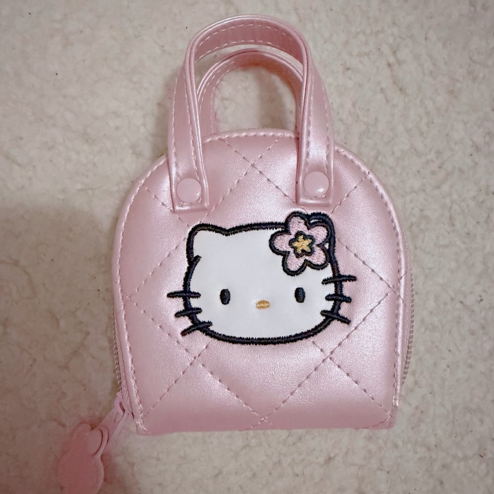 Sanrio Hello Kitty Retro Quilted Purse Pouch Card Holder